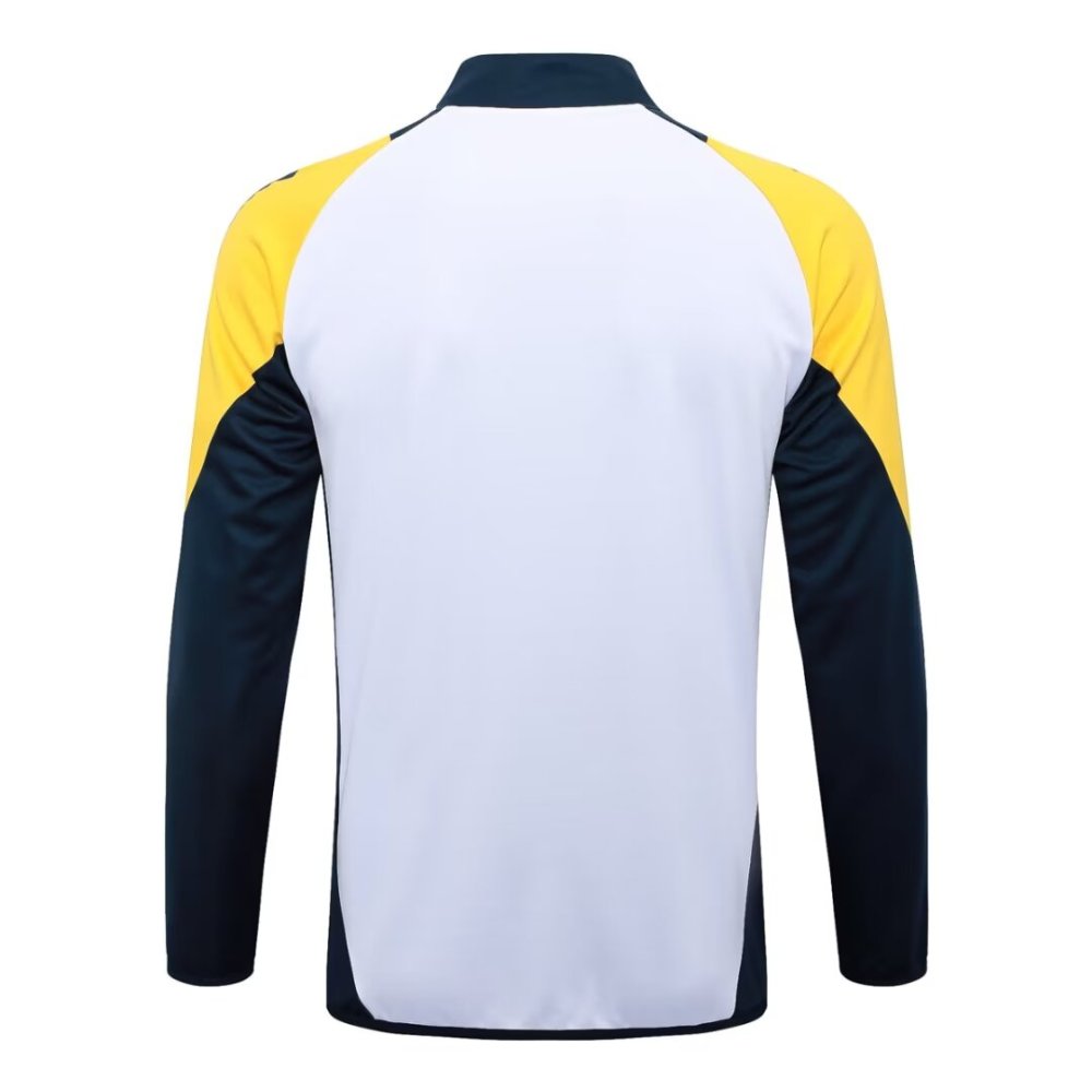 2024/2025 Real Madrid White Long Sleeve Jacket Kit