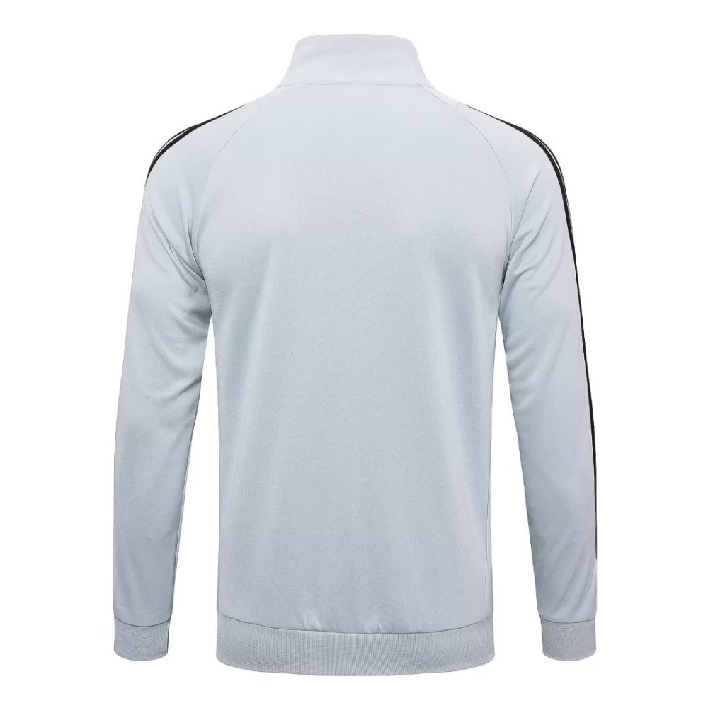 2024/2025 Juventus Light Grey Long Sleeve Jacket Kit
