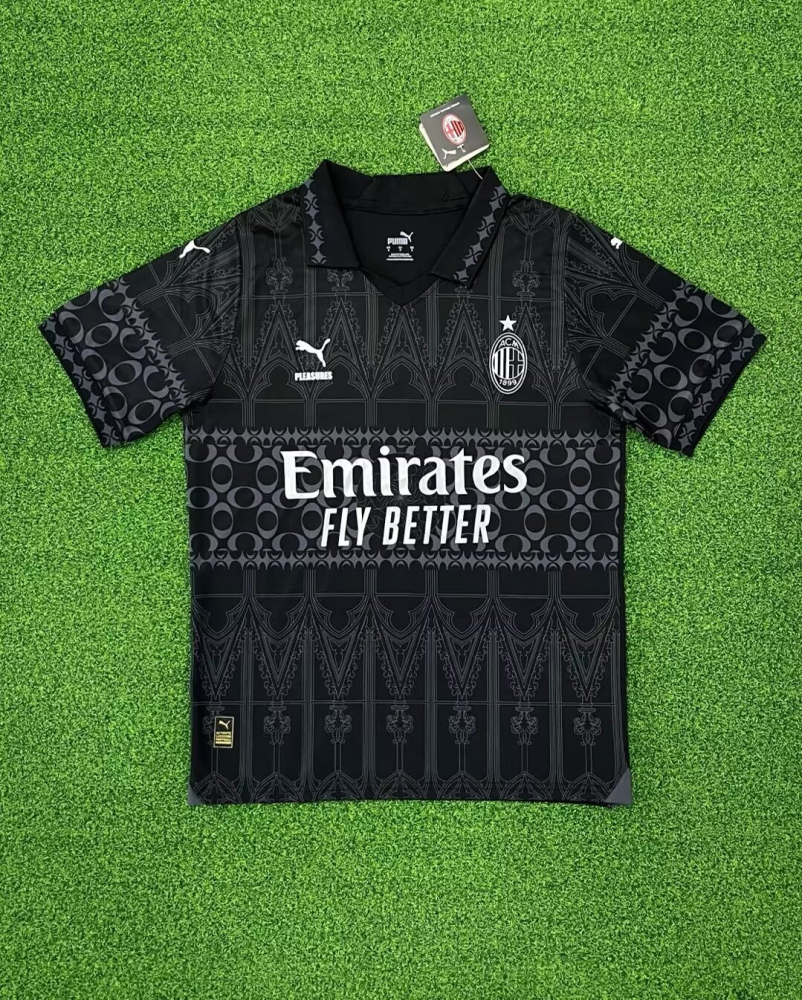 1:1 copy top quality （S-4XL）2023/2024 AC milan 4rd Fourth away game soccer jersey