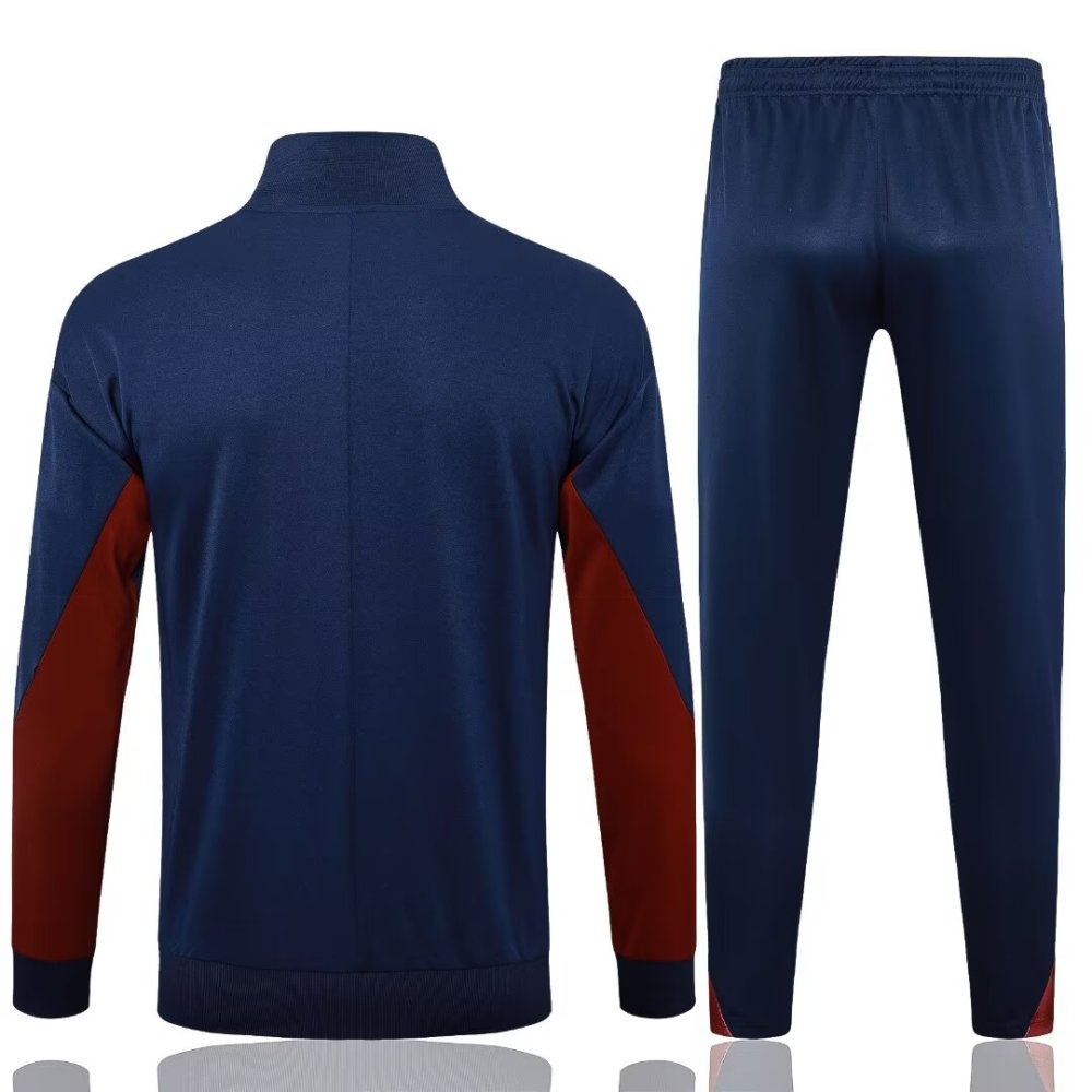 2024/2025 England Sapphire Blue Long Sleeve Jacket Kit