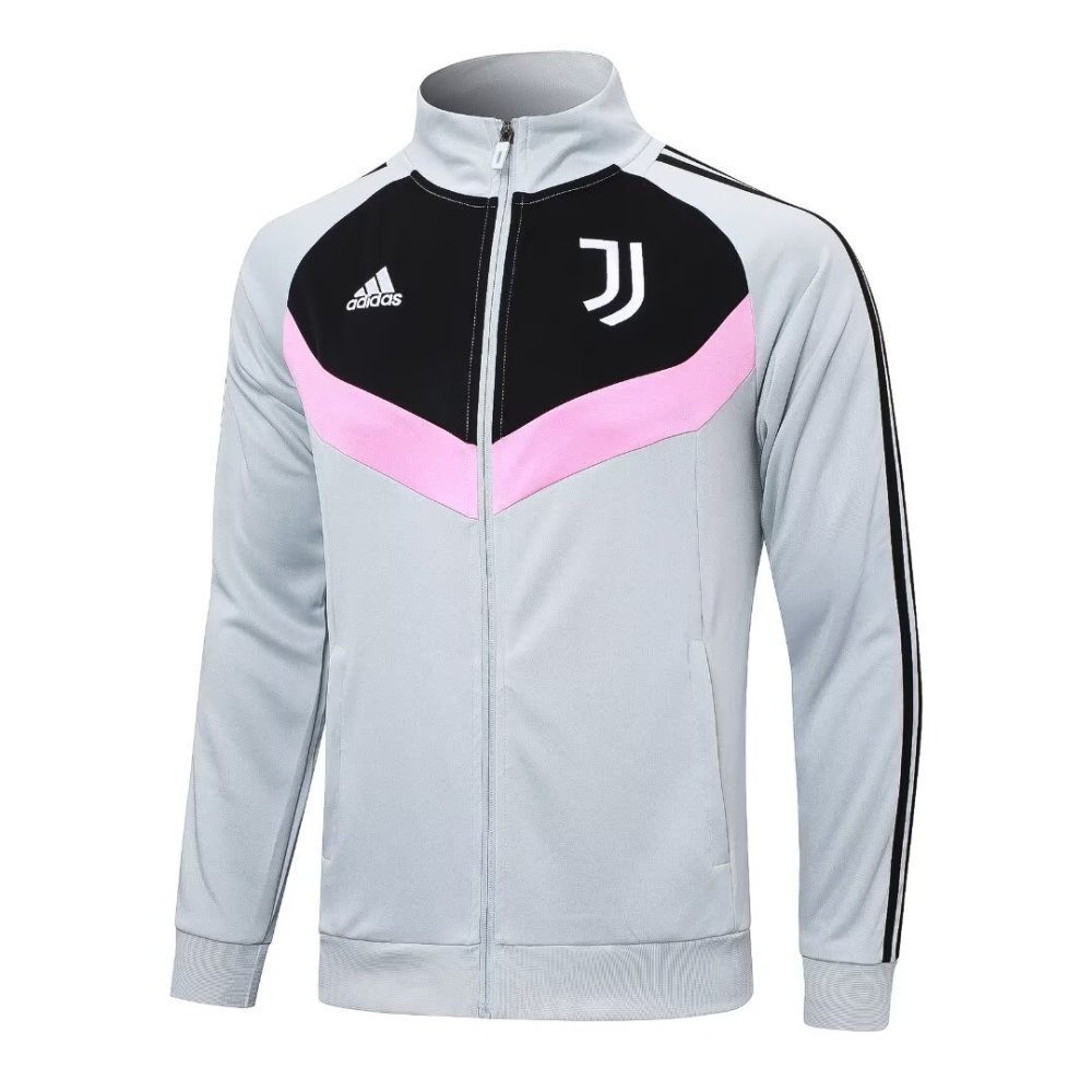 2024/2025 Juventus Light Grey Long Sleeve Jacket Kit