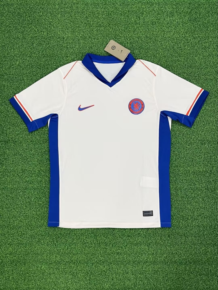 1:1 copy top quality （S-4XL）2024/2025 Chelsea Away Beige blue red soccer jersey