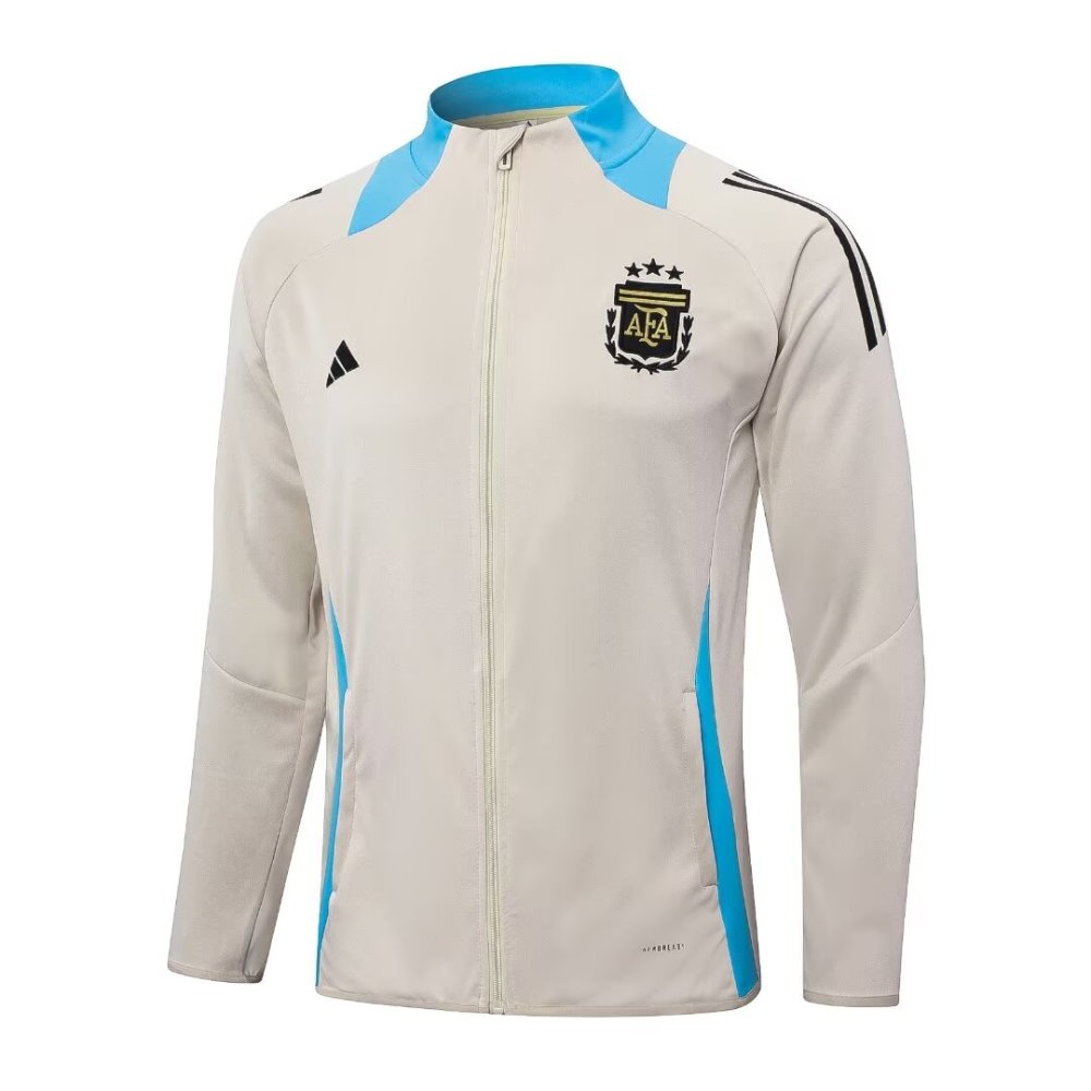 2024/2025 Argentina Beige Long Sleeve Jacket Kit