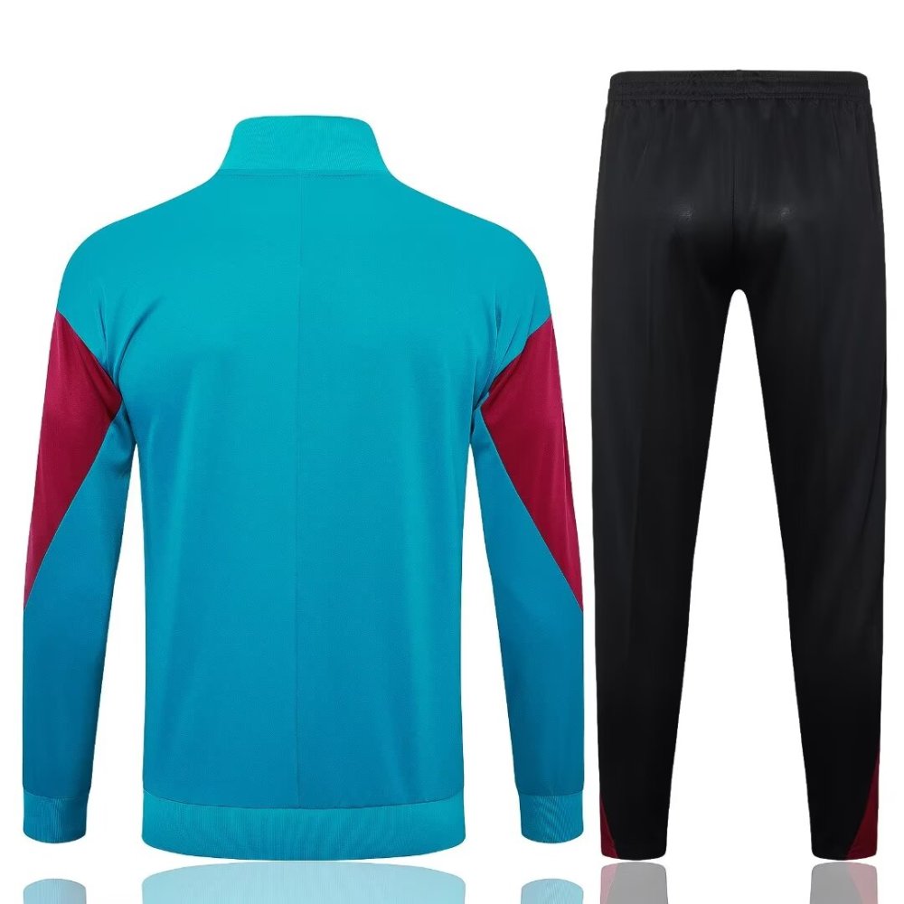 2024/2025 Paris Lake Blue Long Sleeve Jacket Kit