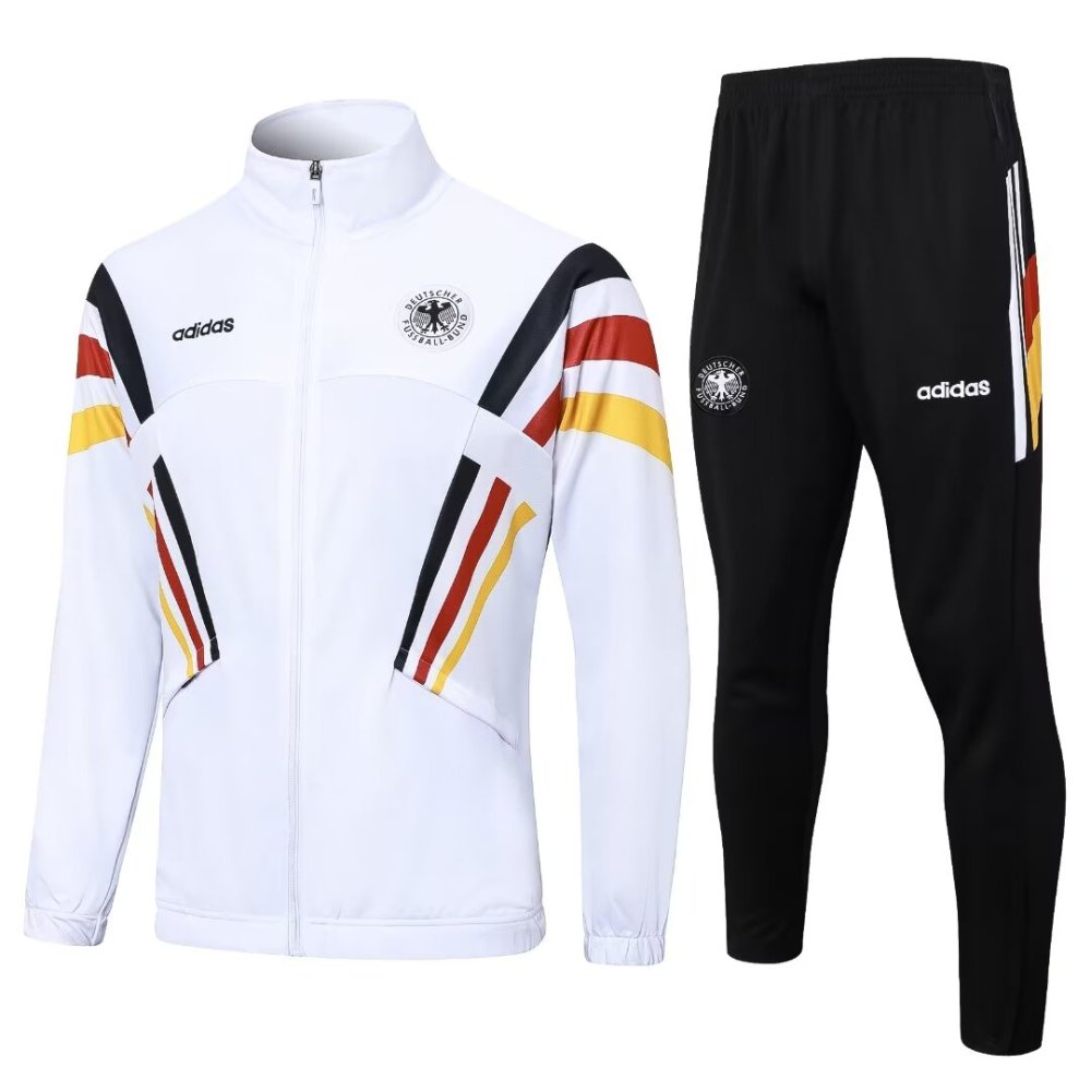 2024/2025 Germany White Long Sleeve Jacket Kit