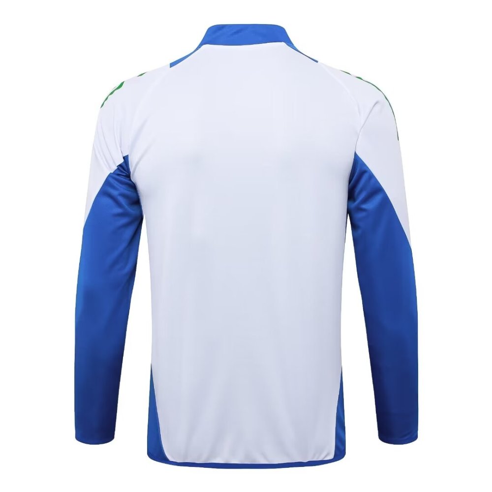 2024/2025 Italy White Long Sleeve Jacket Kit