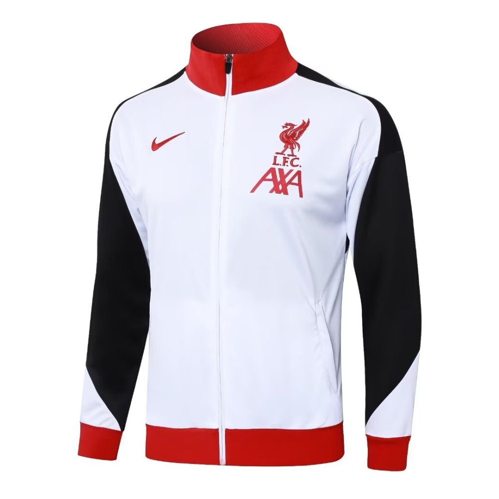 2024/2025 Liverpool White Long Sleeve Jacket Kit