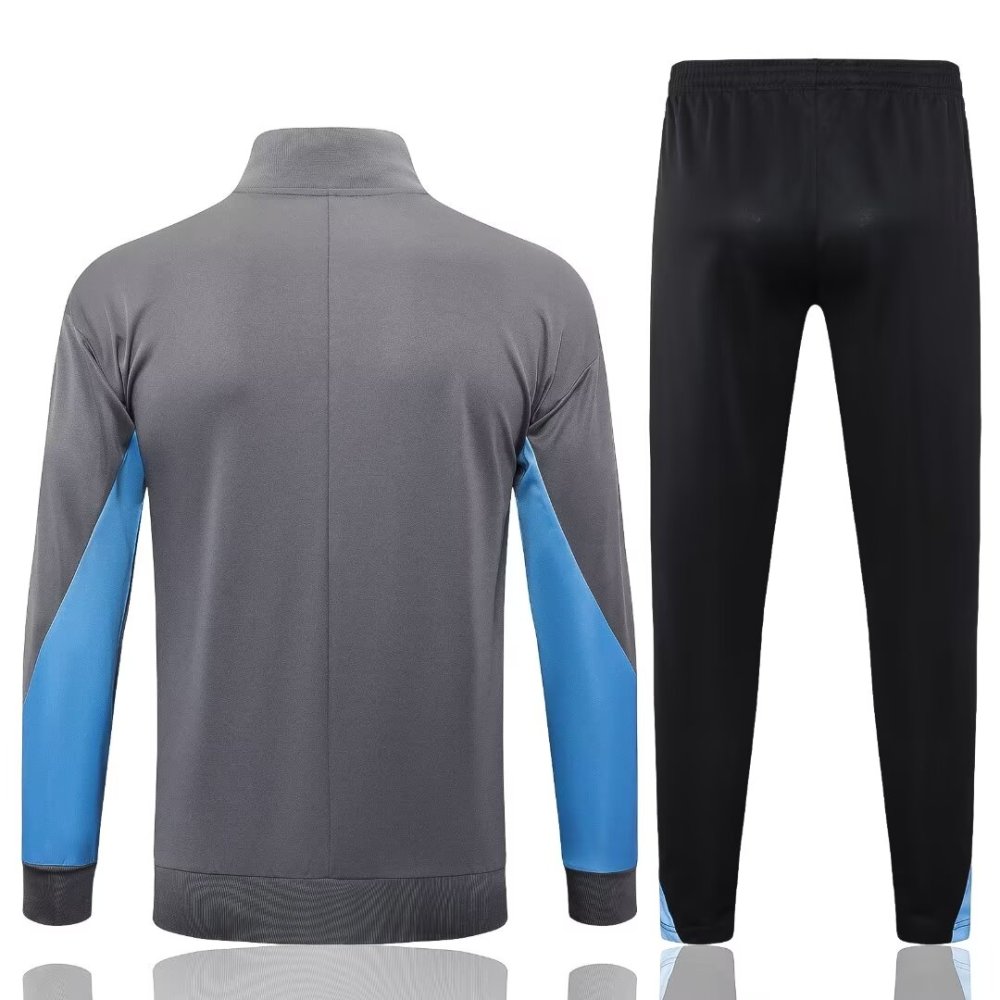2024/2025 Tottenham Hotspur Dark Grey Long Sleeve Jacket Kit2024/2025 Tottenham Hotspur Dark Grey Long Sleeve Jacket Kit