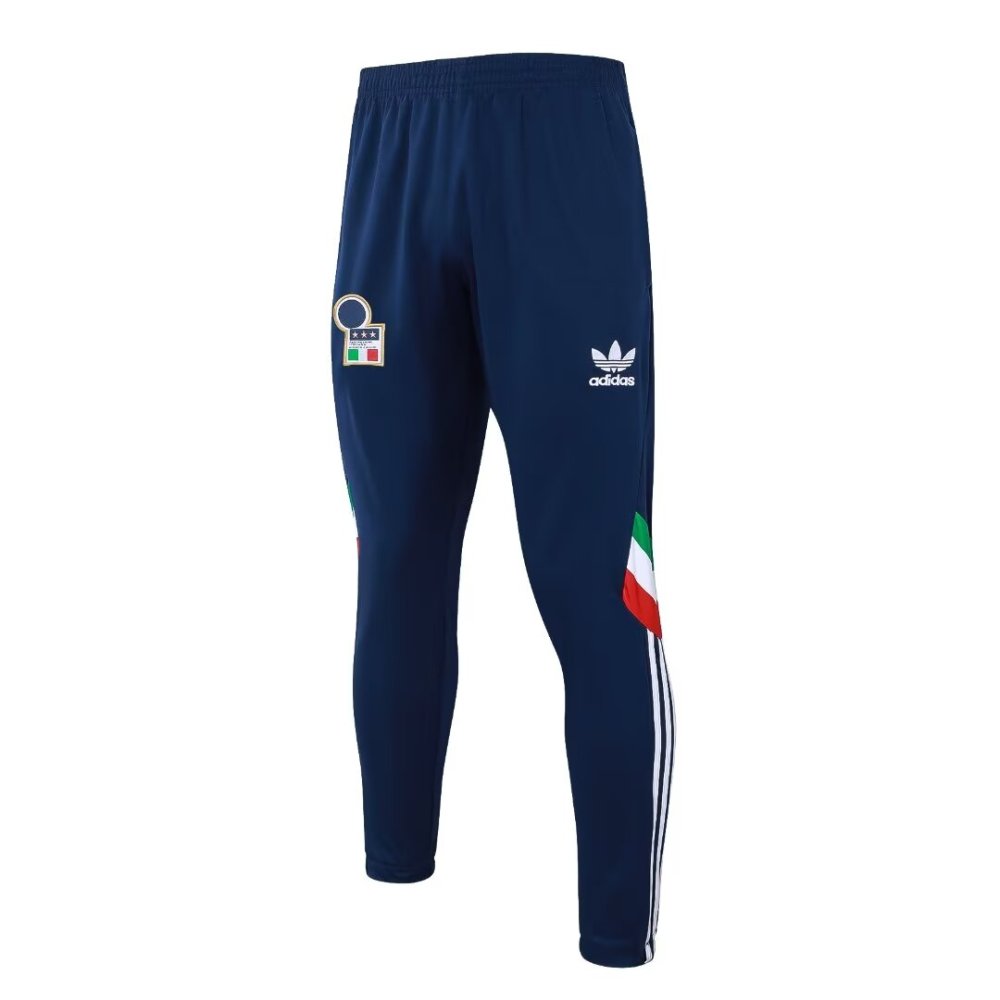 2024/2025 Italy Dark Blue Long Sleeve Jacket Kit