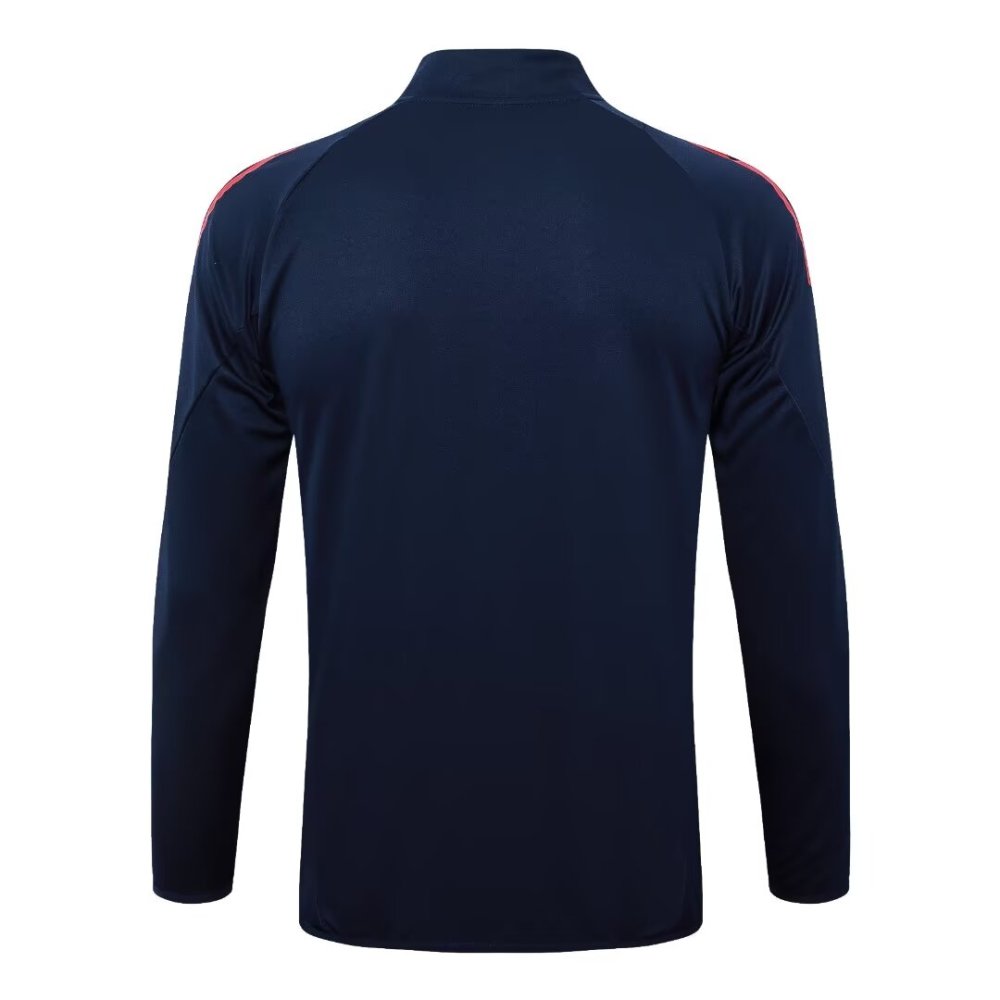 2024/2025 Italy Dark Blue Long Sleeve Jacket Kit