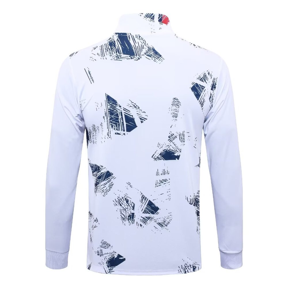 2024/2025 Paris White Inkjet Long Sleeve Jacket Kit