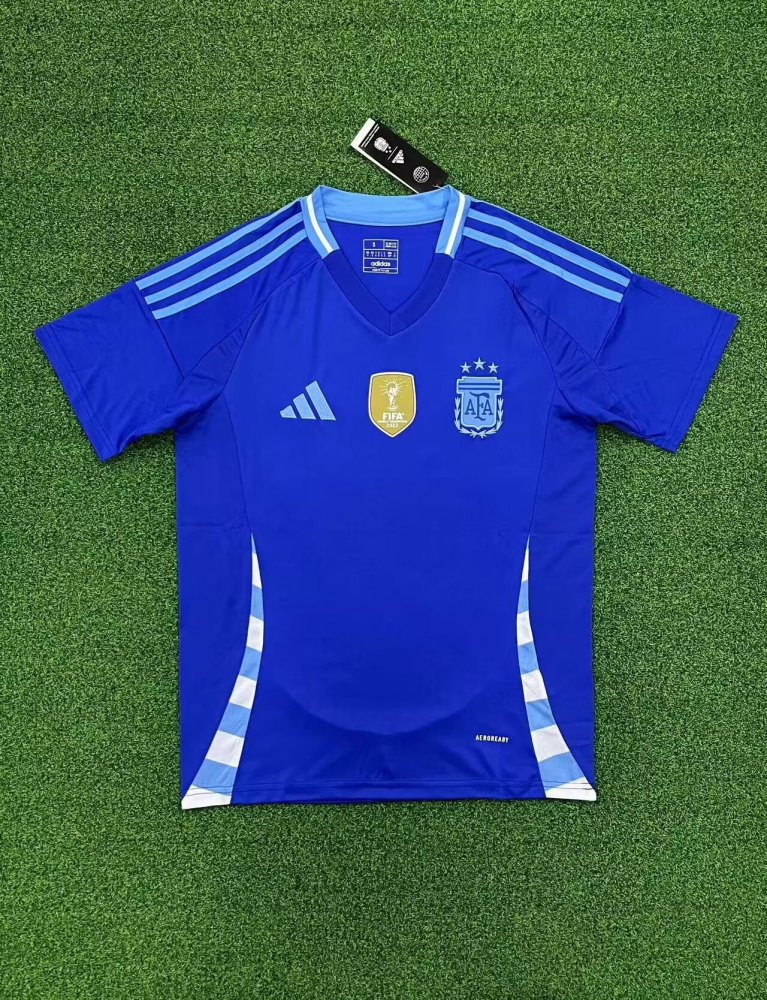 1:1 copy top quality 2024/2025 Argentina away Fan Edition football jersey