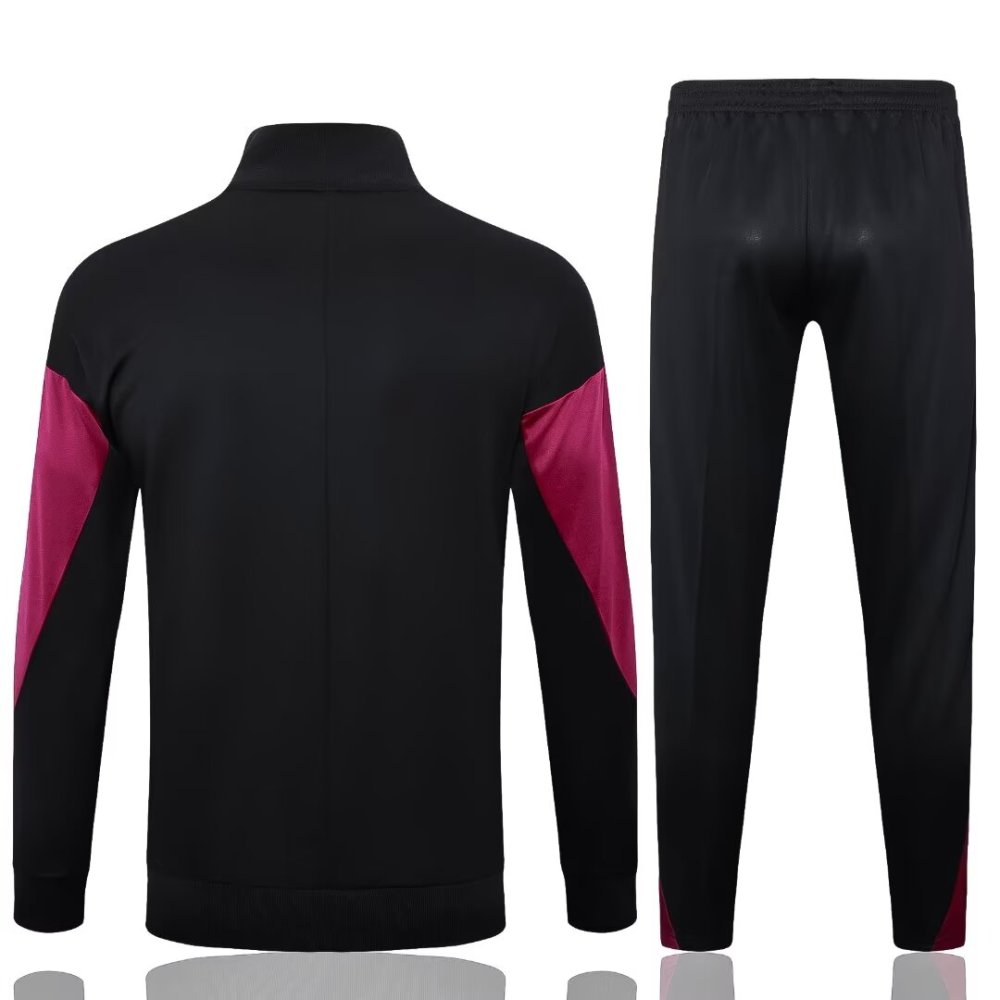 2024/2025 Paris Black Long Sleeve Jacket Kit