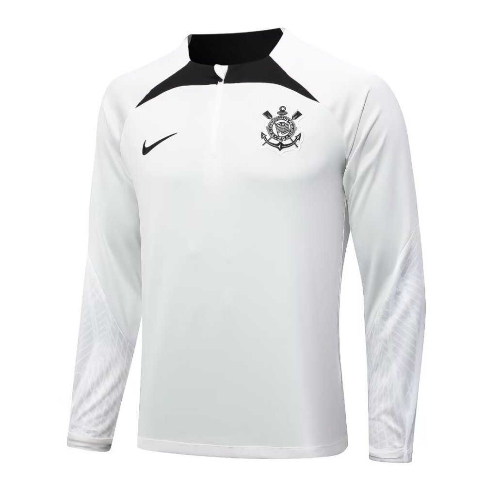 2024/2025 Corinthians White Long Sleeve Training Suit kit