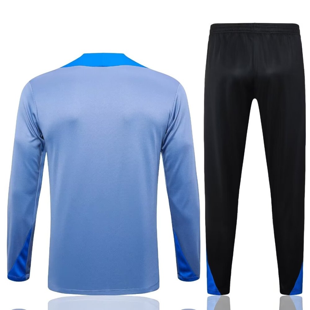 2024/2025 Inter Milan Grey Long Sleeve Training Suit Kit