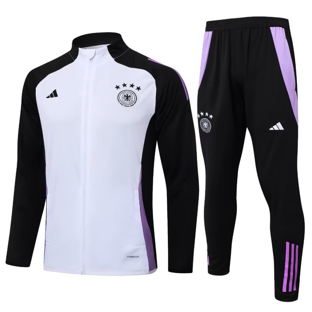 2024/2025 Germany White Long Sleeve Jacket Kit