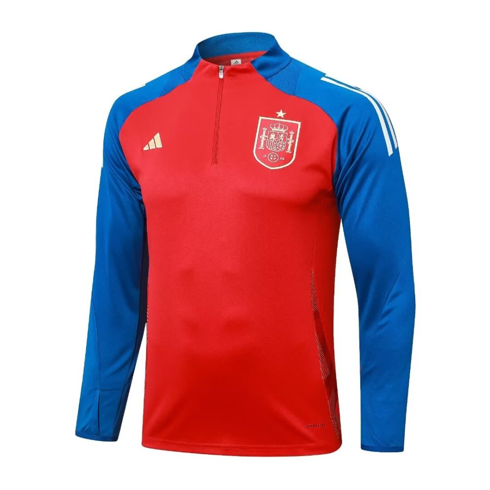 2024/2025 Spain Red Long Sleeve Training Suit kit