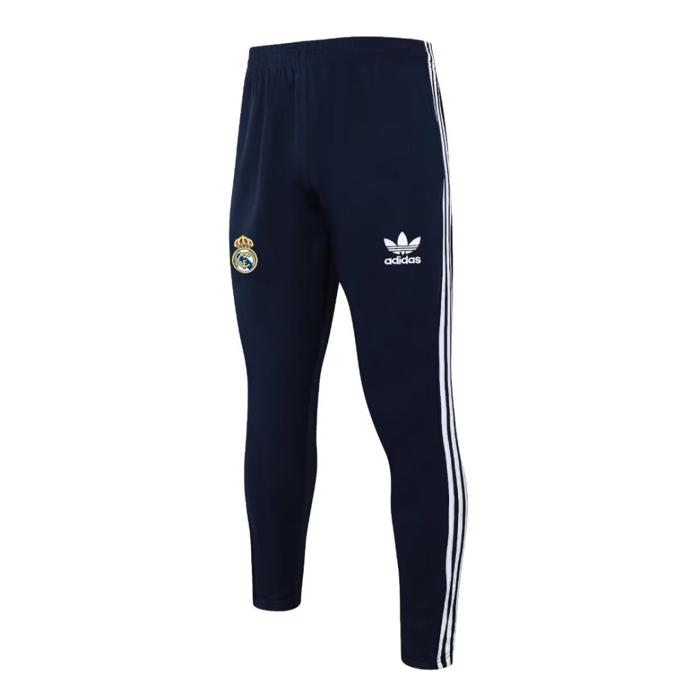 2024/2025 Real Madrid Dark Blue Long Sleeve Jacket Kit