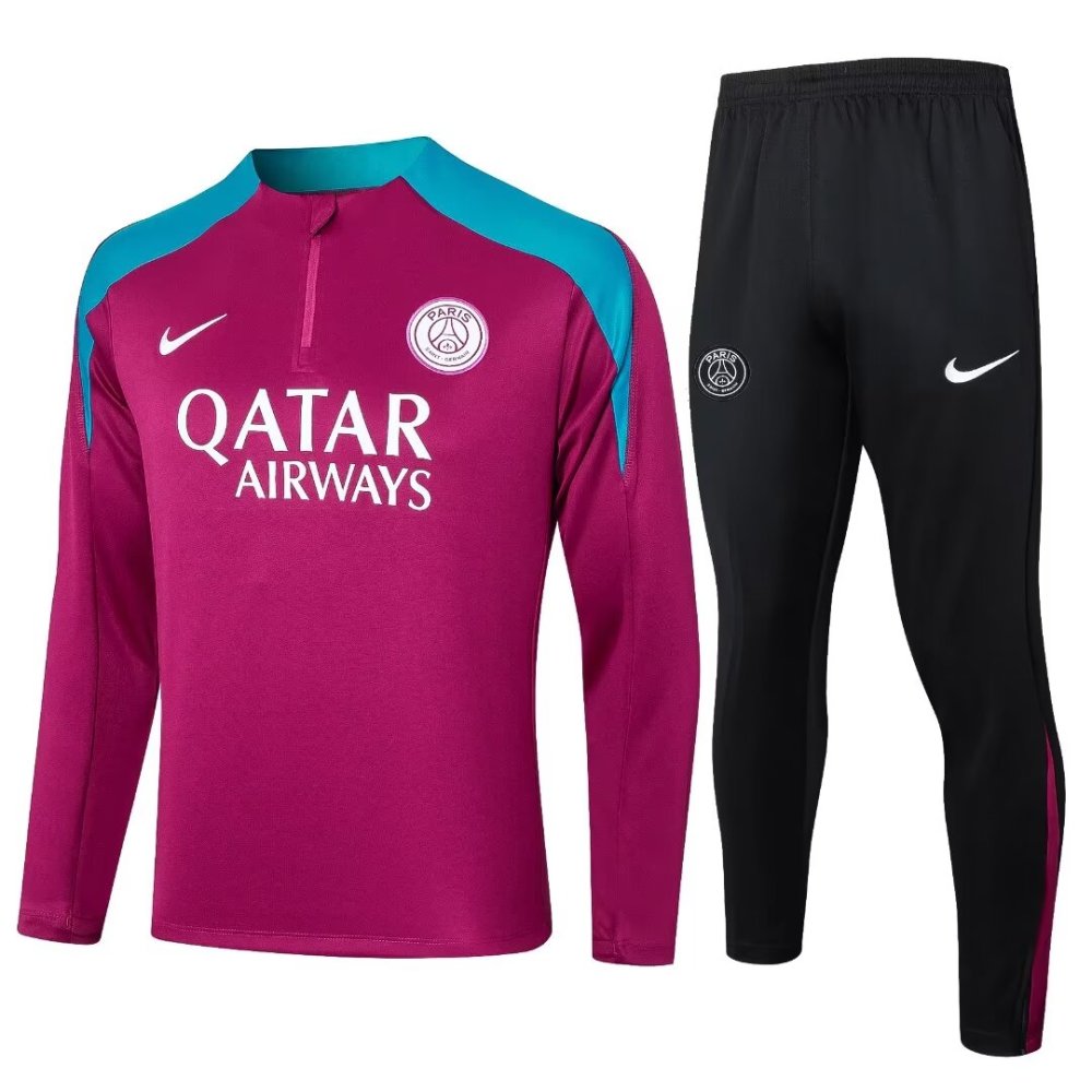 2024/2025 Paris Red Long Sleeve Jacket Kit
