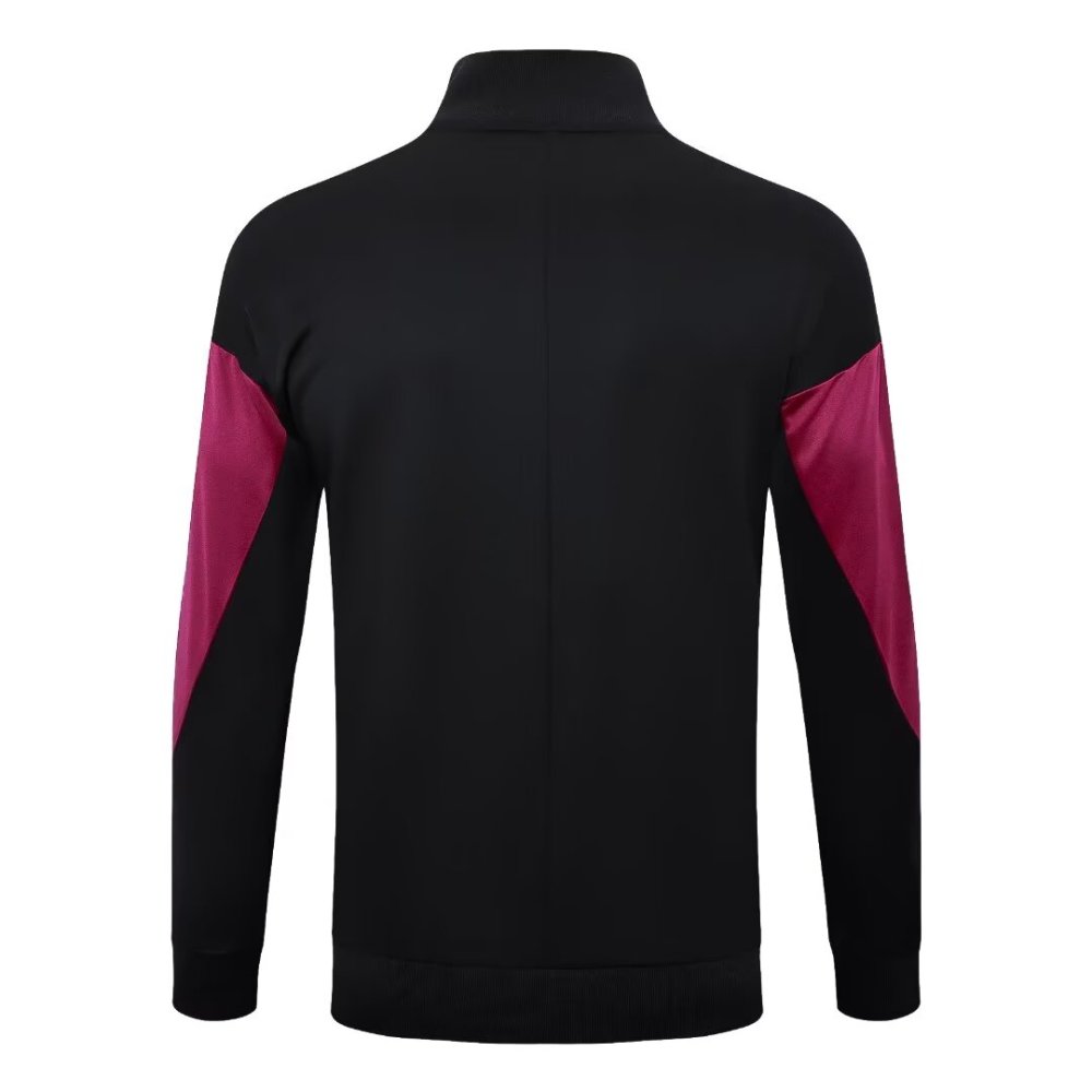 2024/2025 Paris Black Long Sleeve Jacket Kit