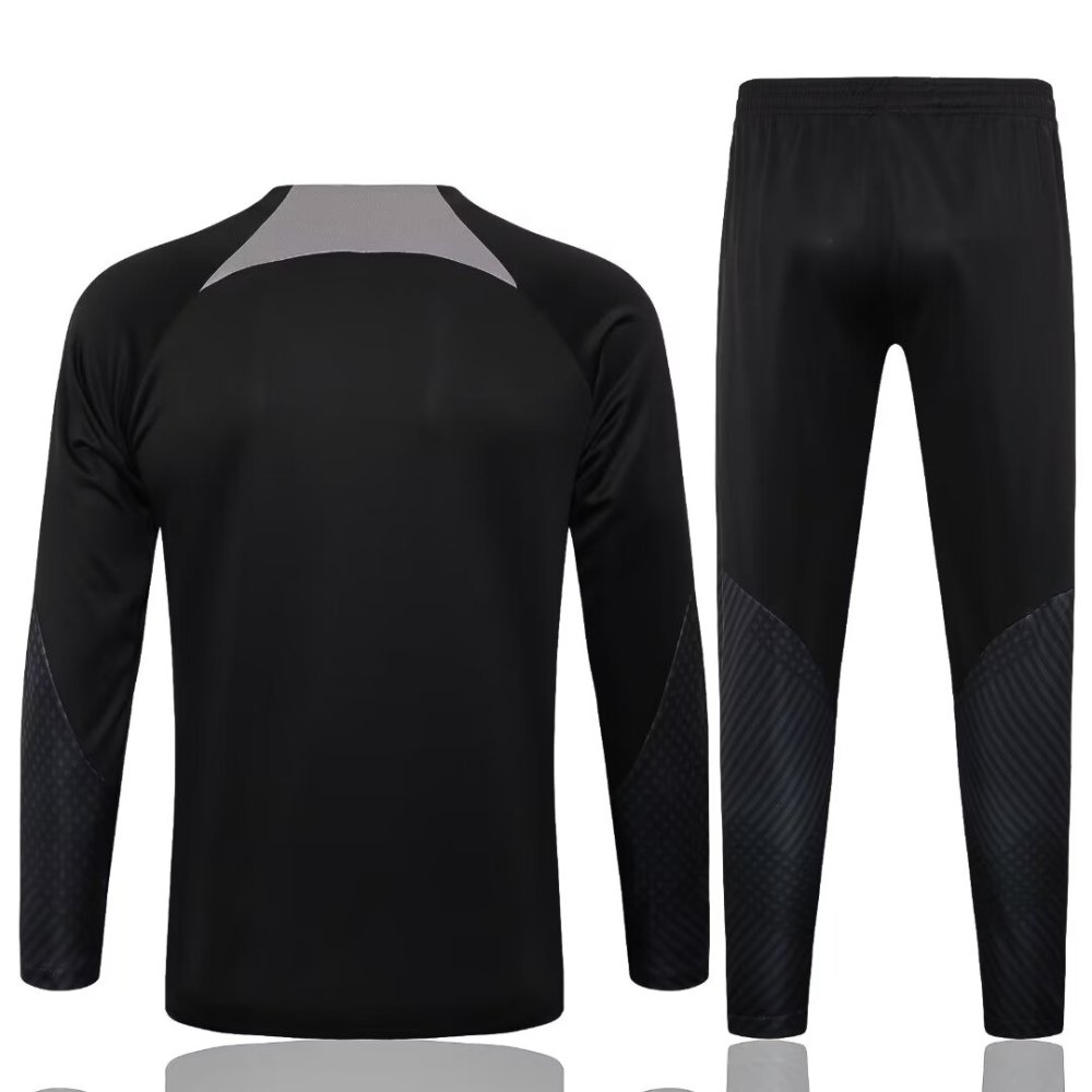 2024/2025 Corinthians Black Long Sleeve Training Suit kit