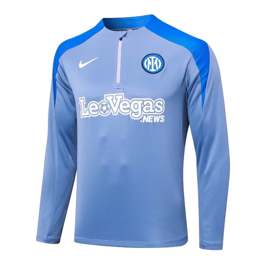 2024/2025 Inter Milan Grey Long Sleeve Training Suit Kit