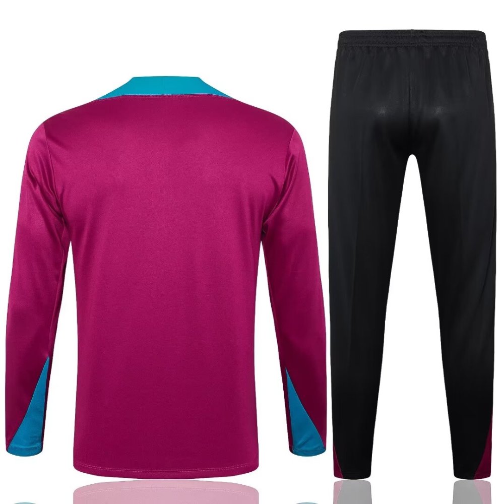 2024/2025 Paris Red Long Sleeve Jacket Kit