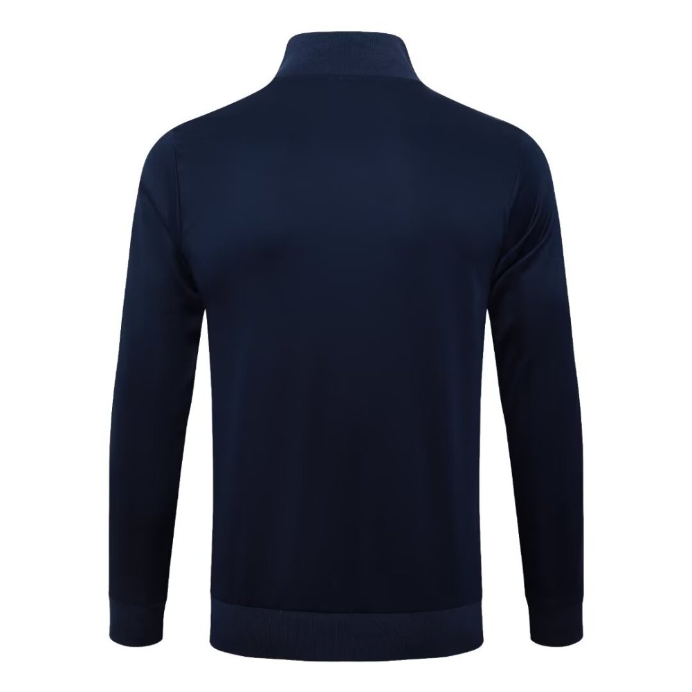 2024/2025 Real Madrid Dark Blue Long Sleeve Jacket Kit