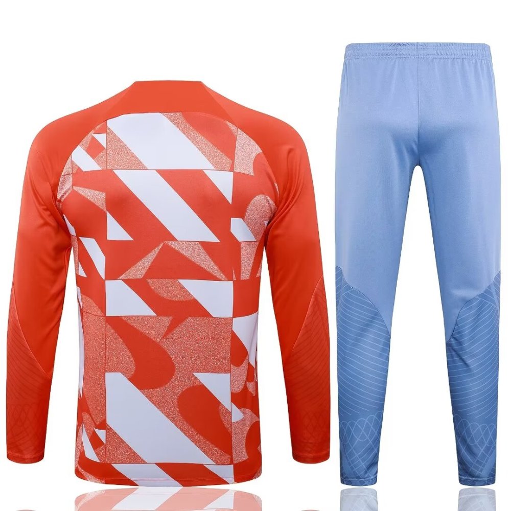 2024/2025 Inter Milan Orange Long Sleeve Training Suit Kit