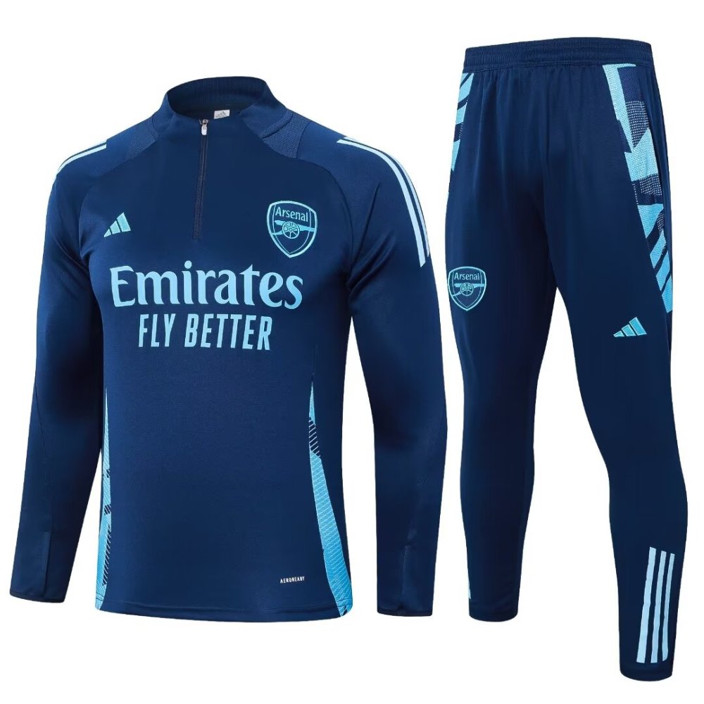 2024/2025 Arsenal Blue Long Sleeve Training Suit kit
