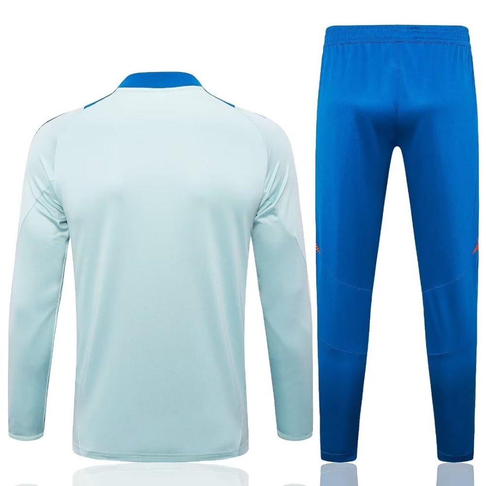 2024/2025 Spain Light Blue Long Sleeve Training Suit kit