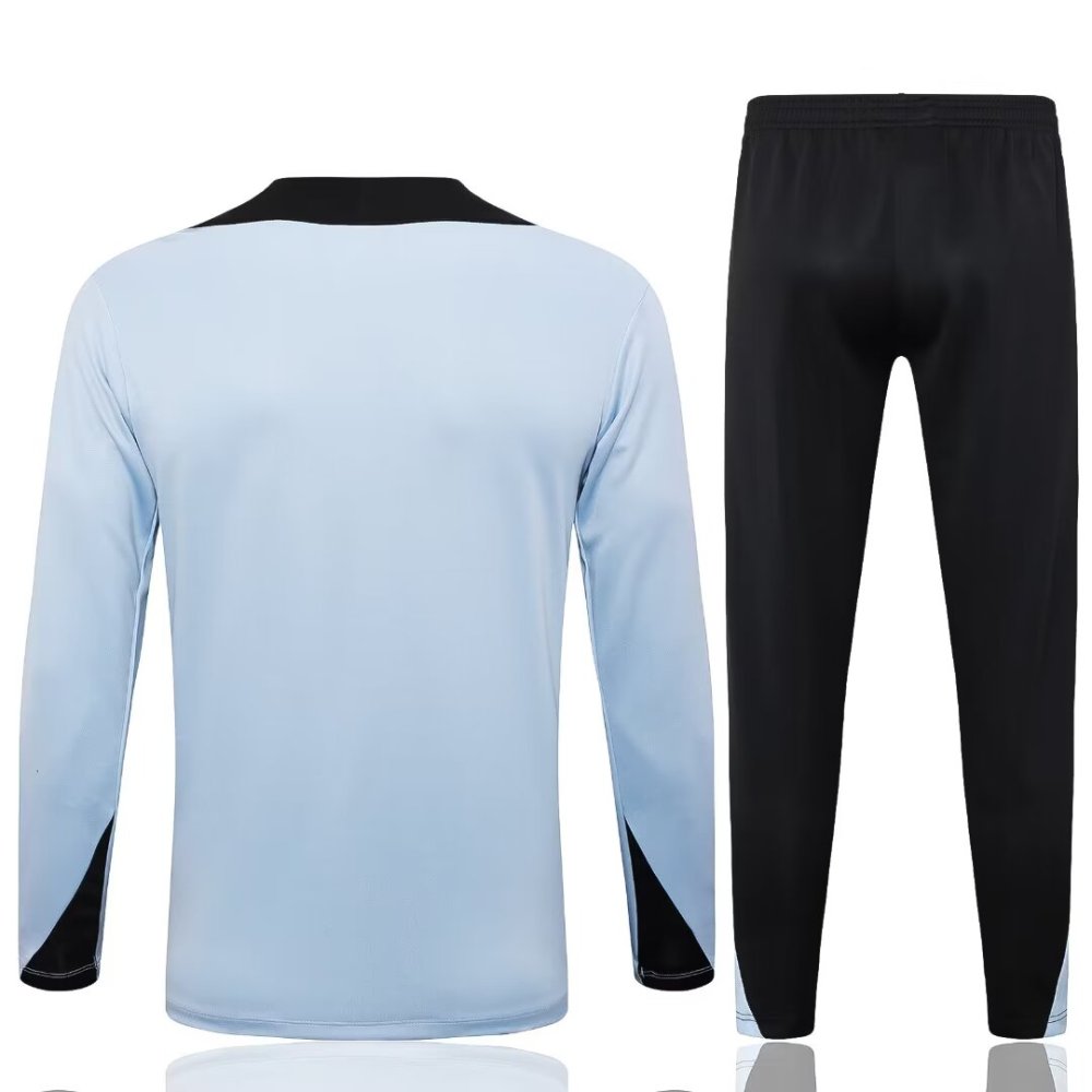 2024/2025 Barcelona White Long Sleeve Training Suit kit