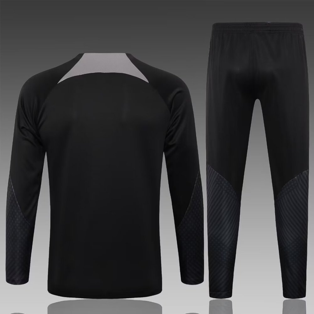 2024/2025 Corinthians Black Long Sleeve Training Suit kit