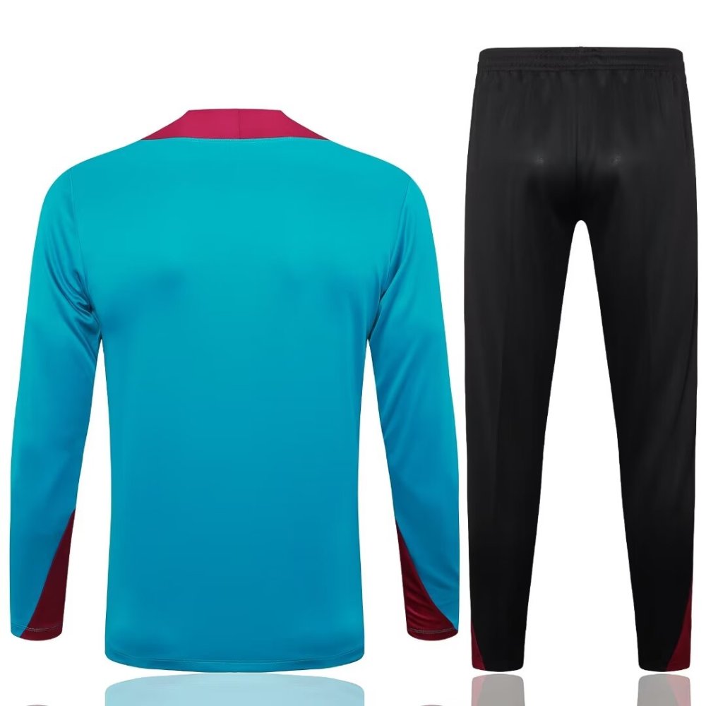 2024/2025 Paris Blue Long Sleeve Jacket Kit