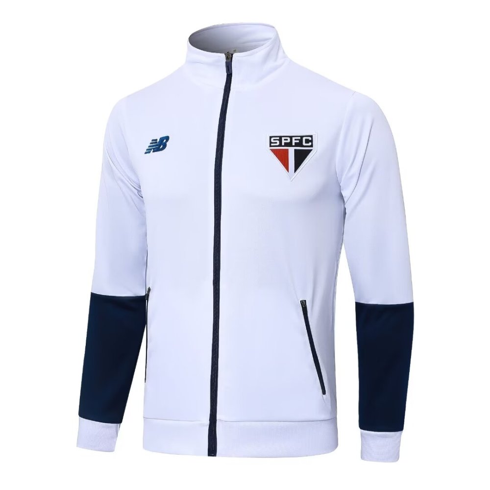 2024/2025 Sao Paulo White Long Sleeve Jacket Kit