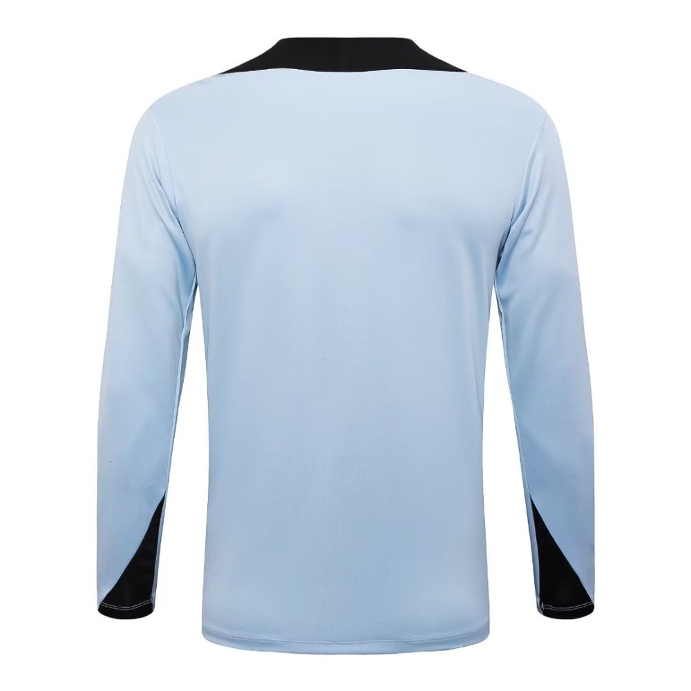 2024/2025 Barcelona White Long Sleeve Training Suit kit
