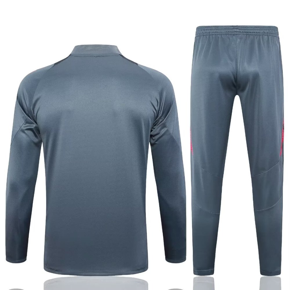 2024/2025 Germany Dark Grey Long Sleeve Training Suit kit