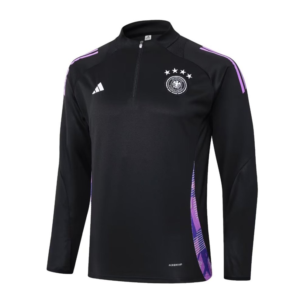 2024/2025 Germany Black Long Sleeve Training Suit kit