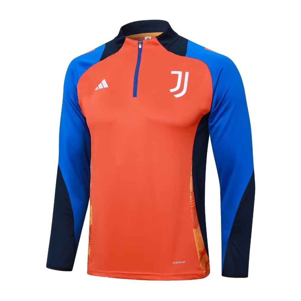 2024/2025 Juventus Orange Long Sleeve Training Suit Kit
