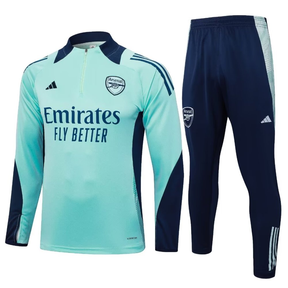 2024/2025 Arsenal Light Green Long Sleeve Training Suit Kit