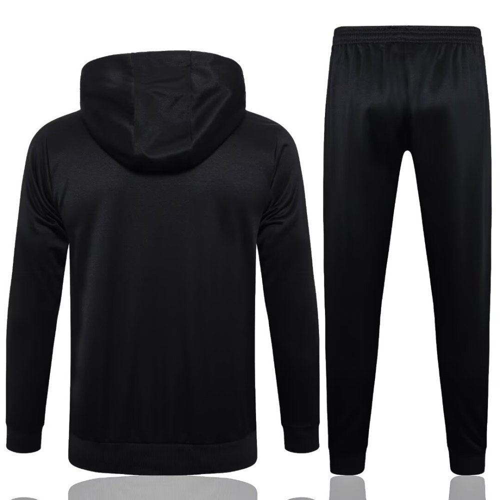 2024/2025 Barcelona Black Hat Long Sleeve Jacket Kit