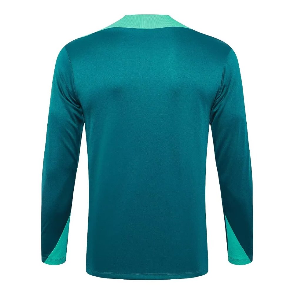 2024/2025 Portugal Green Long Sleeve Training Suit kit