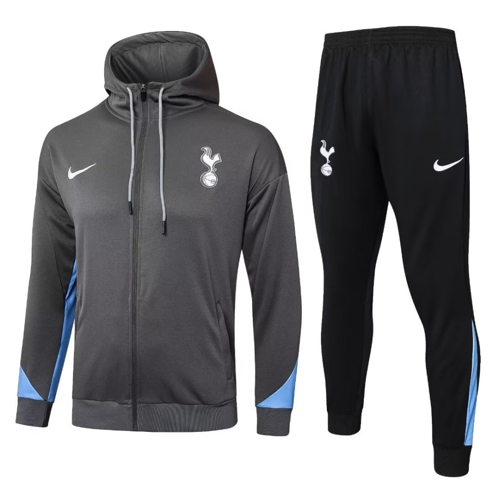 2024/2025 Tottenham Hotspur Dark Grey Hat Long Sleeve Jacket Kit