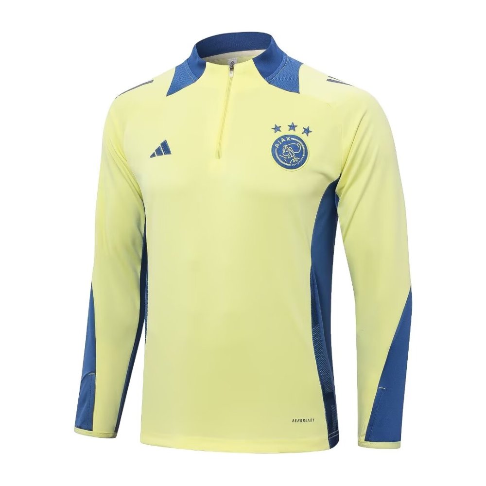 2024/2025 Ajax Light Yellow Long Sleeve Training Suit Kit