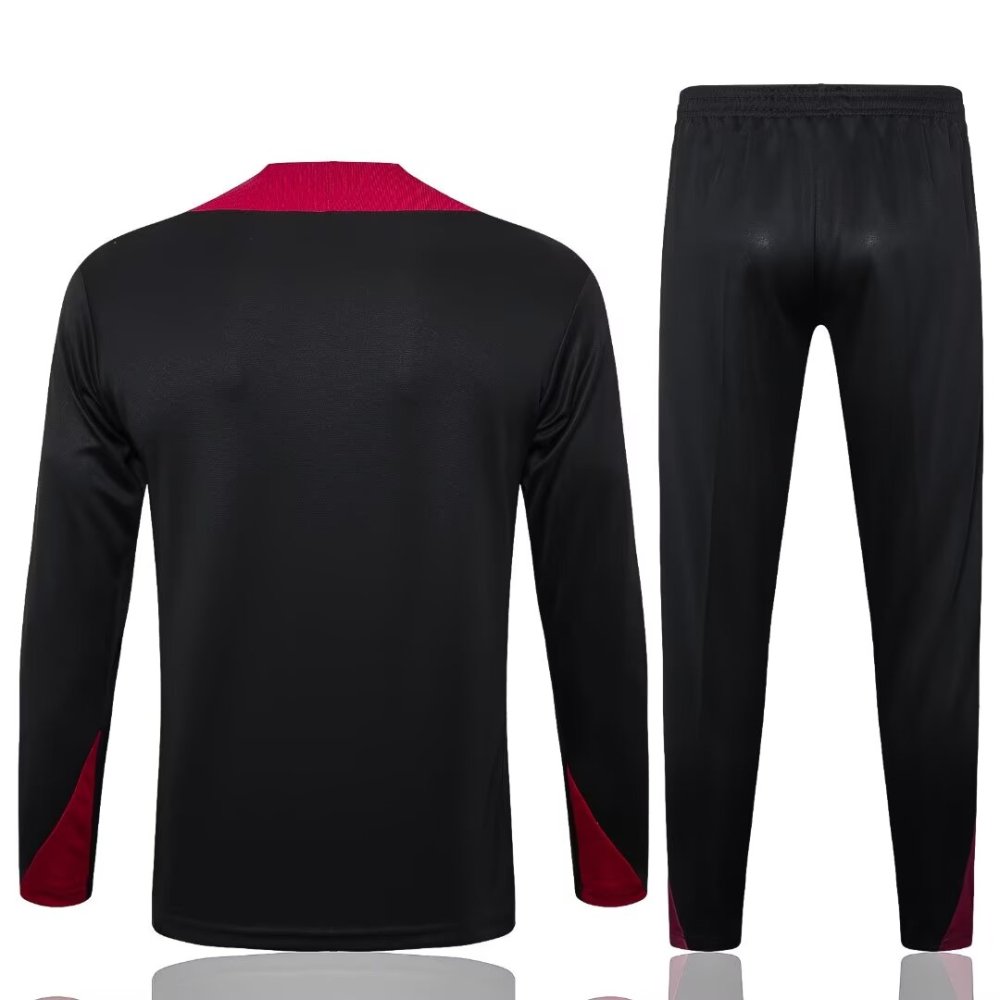 2024/2025 Paris Black Long Sleeve Training Suit kit
