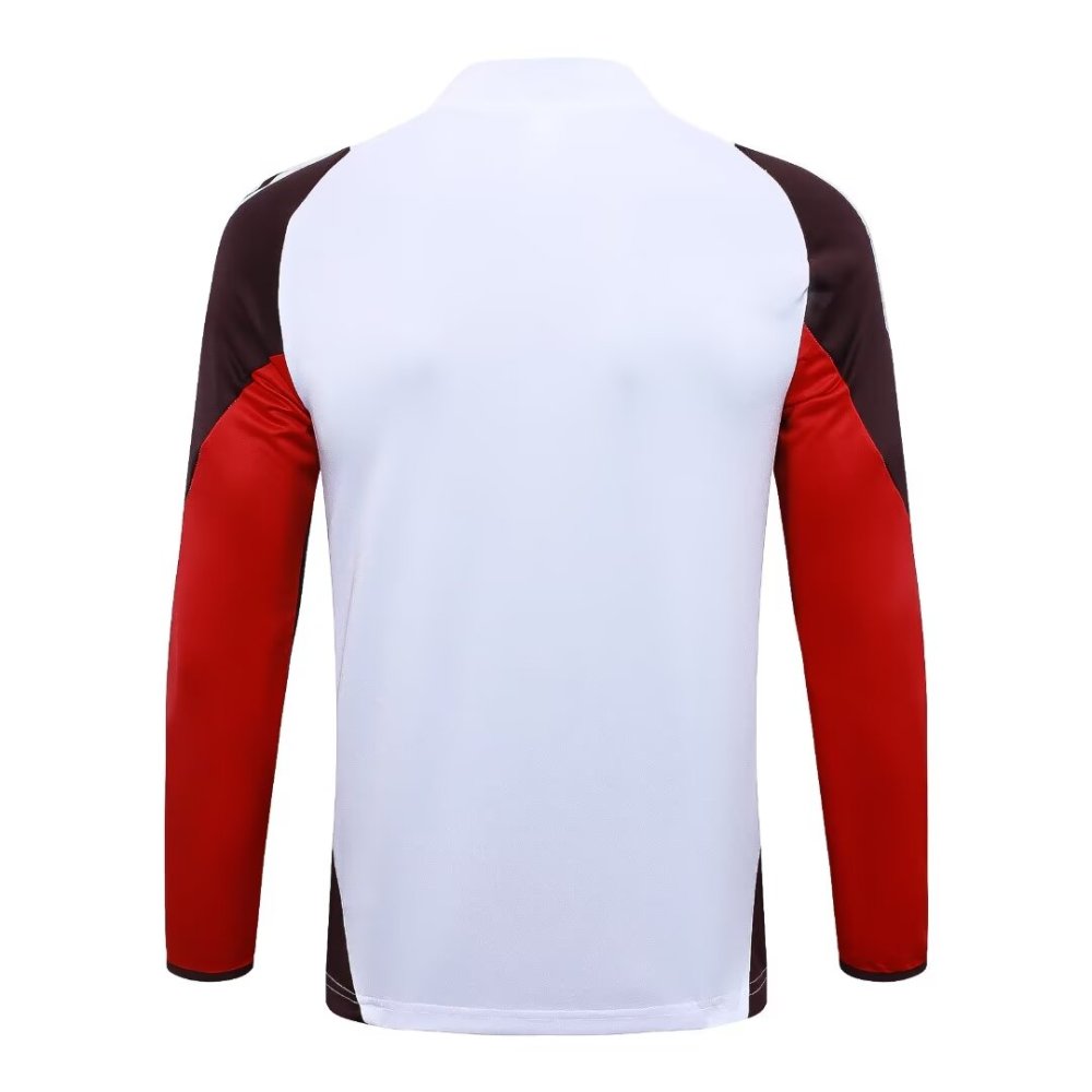 2024/2025 Bayern Munich White Long Sleeve Training Suit Kit