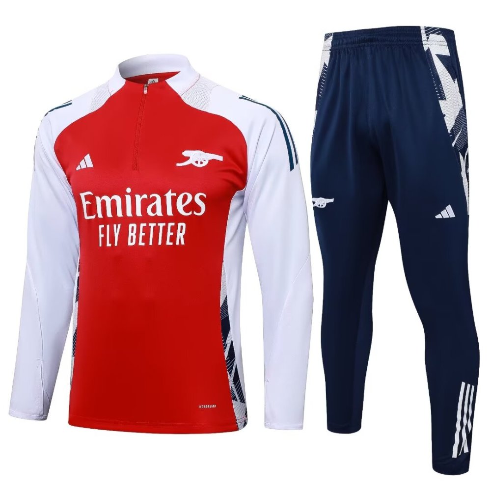 2024/2025 Arsenal Red Long Sleeve Training Suit kit