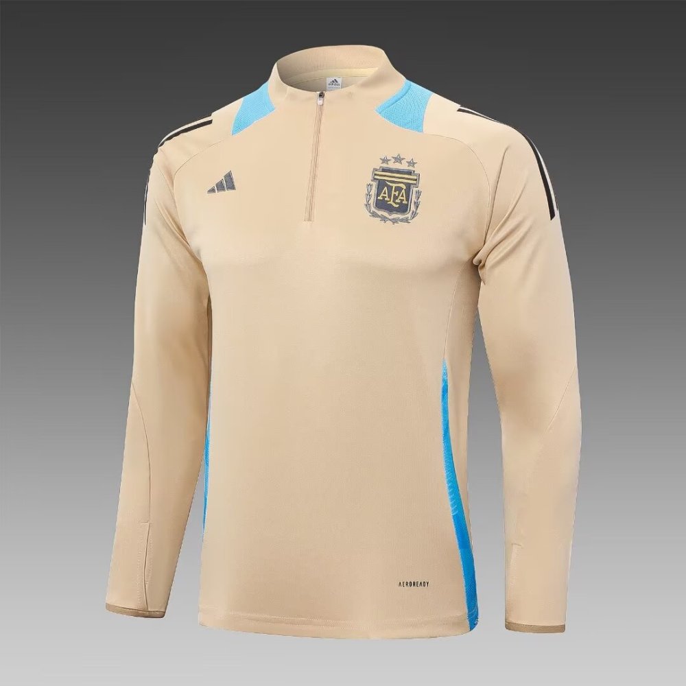 2024/2025 Argentina Brown Long Sleeve Training Suit Kit