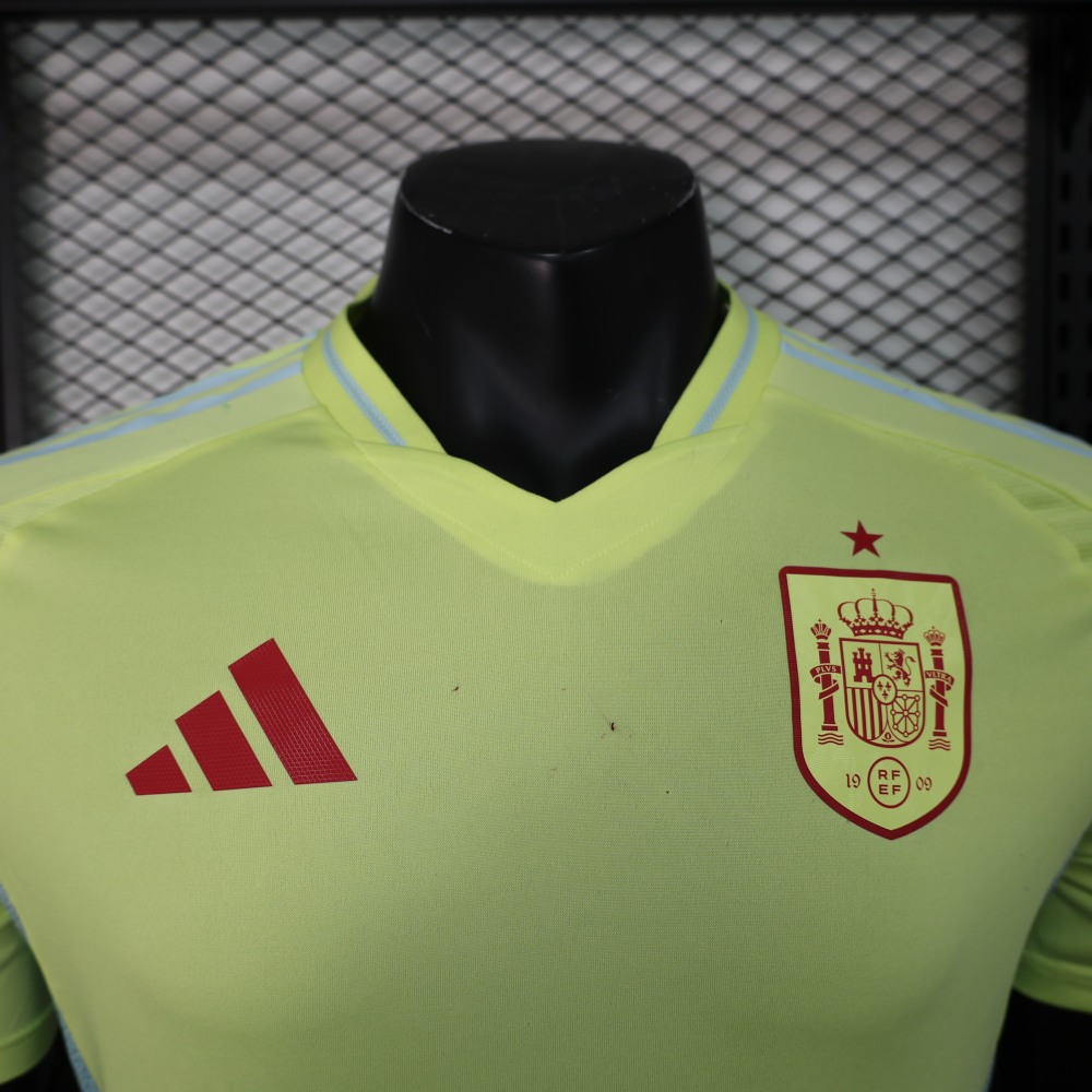 1:1 copy top quality 2024/2025 Spain away Player Edition national team Soccer Jersey