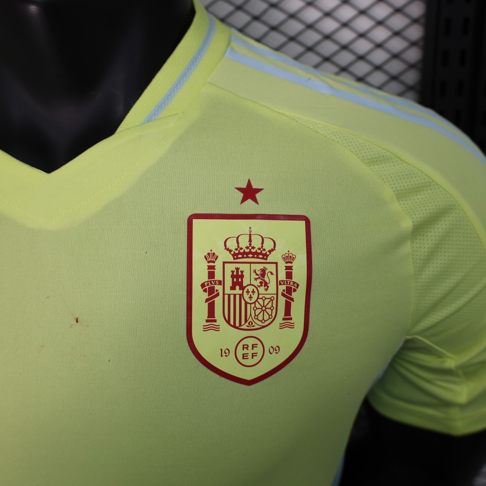 1:1 copy top quality 2024/2025 Spain away Player Edition national team Soccer Jersey